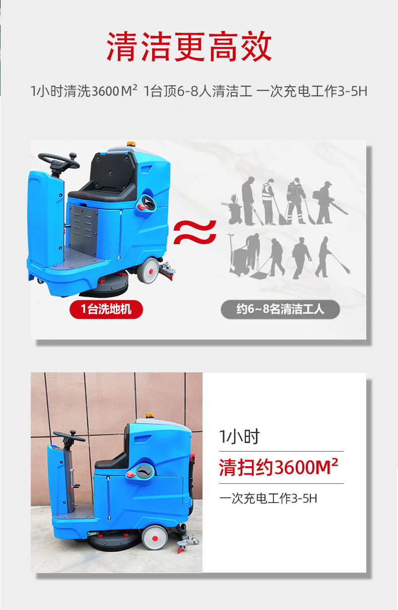 内蒙古驾驶式洗地机更适合用在高铁站